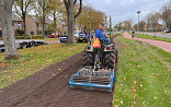 Natuurlijk bloeiende berm concept